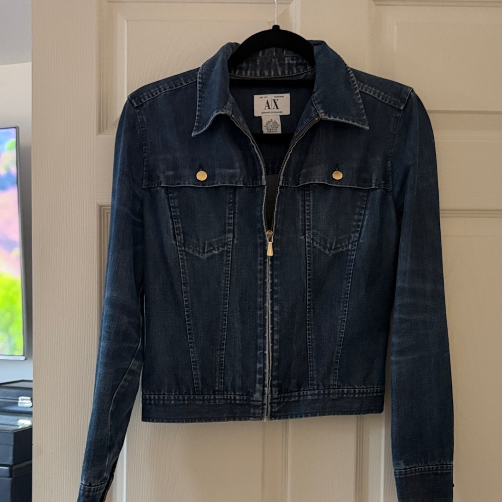 A/X Armani Exchange Dark Blue Jean Jacket